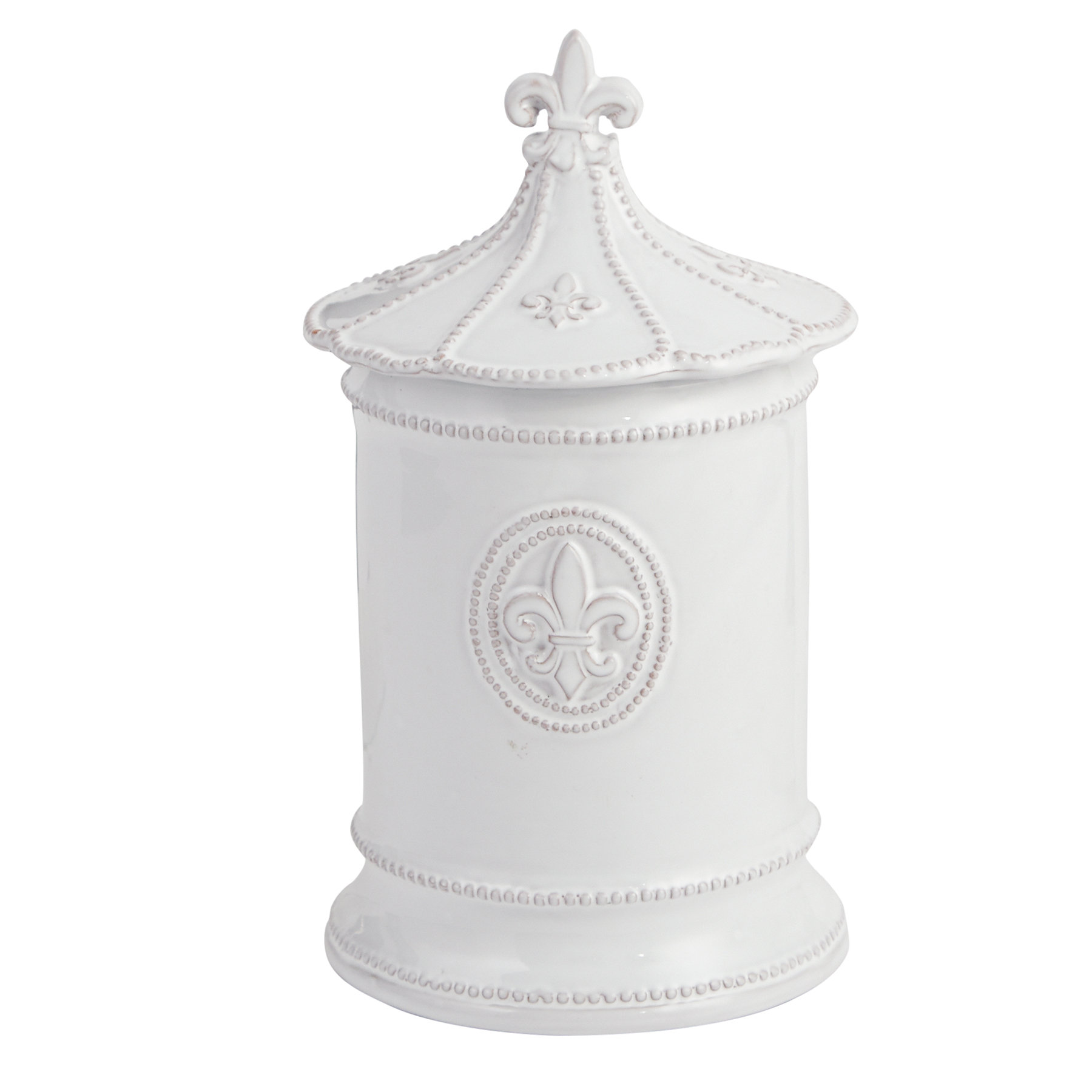 Mud Pie™ Fleur De Lis 3 Piece Kitchen Canister Set & Reviews Wayfair.ca